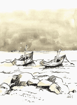 Boote auf Ruegen